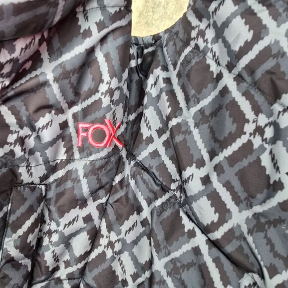 Fox Riders Company Quilted Sleeveless Vest Womens Polyester Patterned Lining - Picture 4 of 8